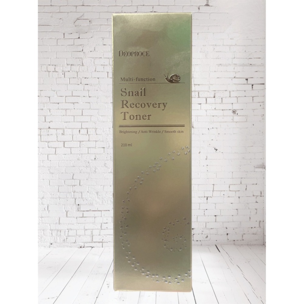 韓國 DEOPROCE 蝸牛修護化妝露 (水) 210ml 修護面霜 100g  洗臉270g-細節圖5