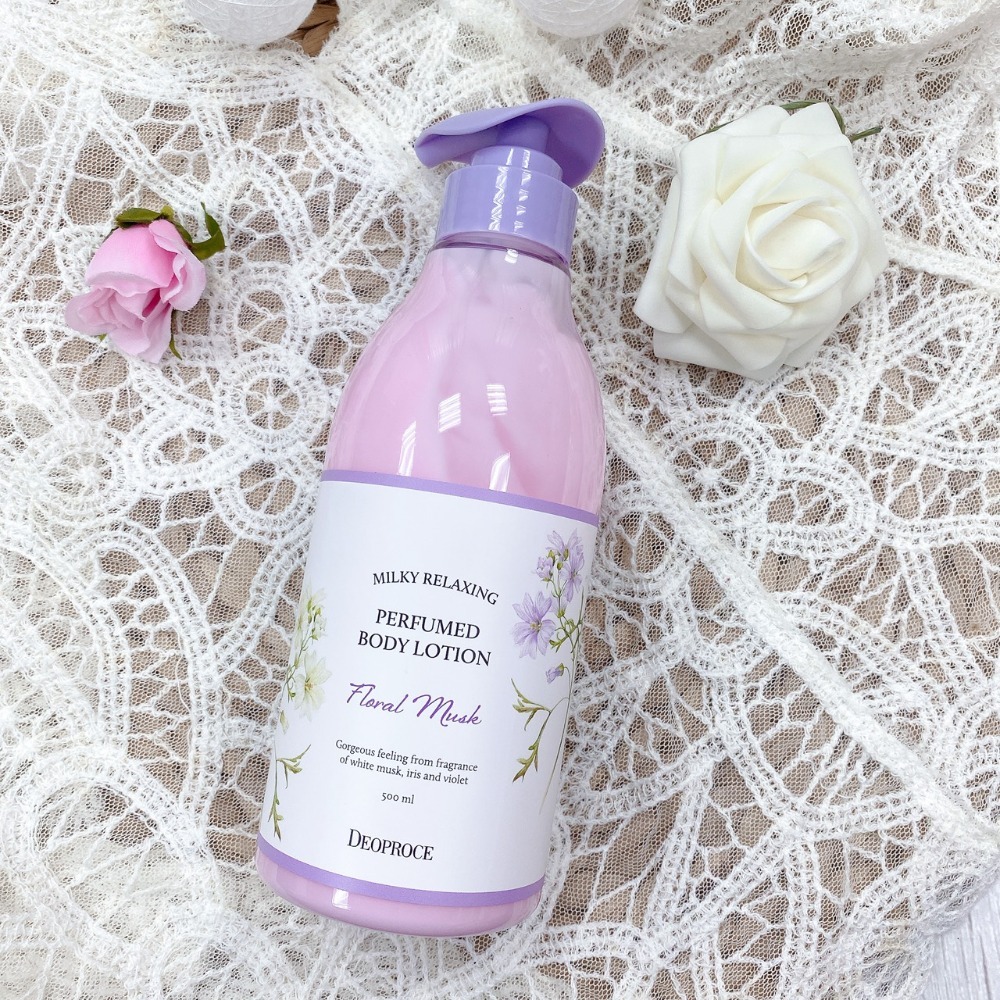 DEOPROCE 迪普詩 滋潤香氛身體乳  花香麝香款 棉花玫瑰款 500ml 現貨-規格圖7