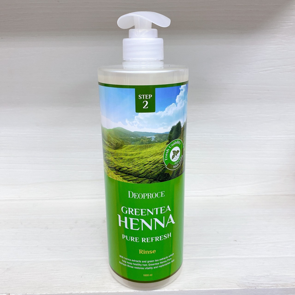 【大容量】韓國 Deoproce 綠茶 潤髮乳 護髮素 1000ml-細節圖4