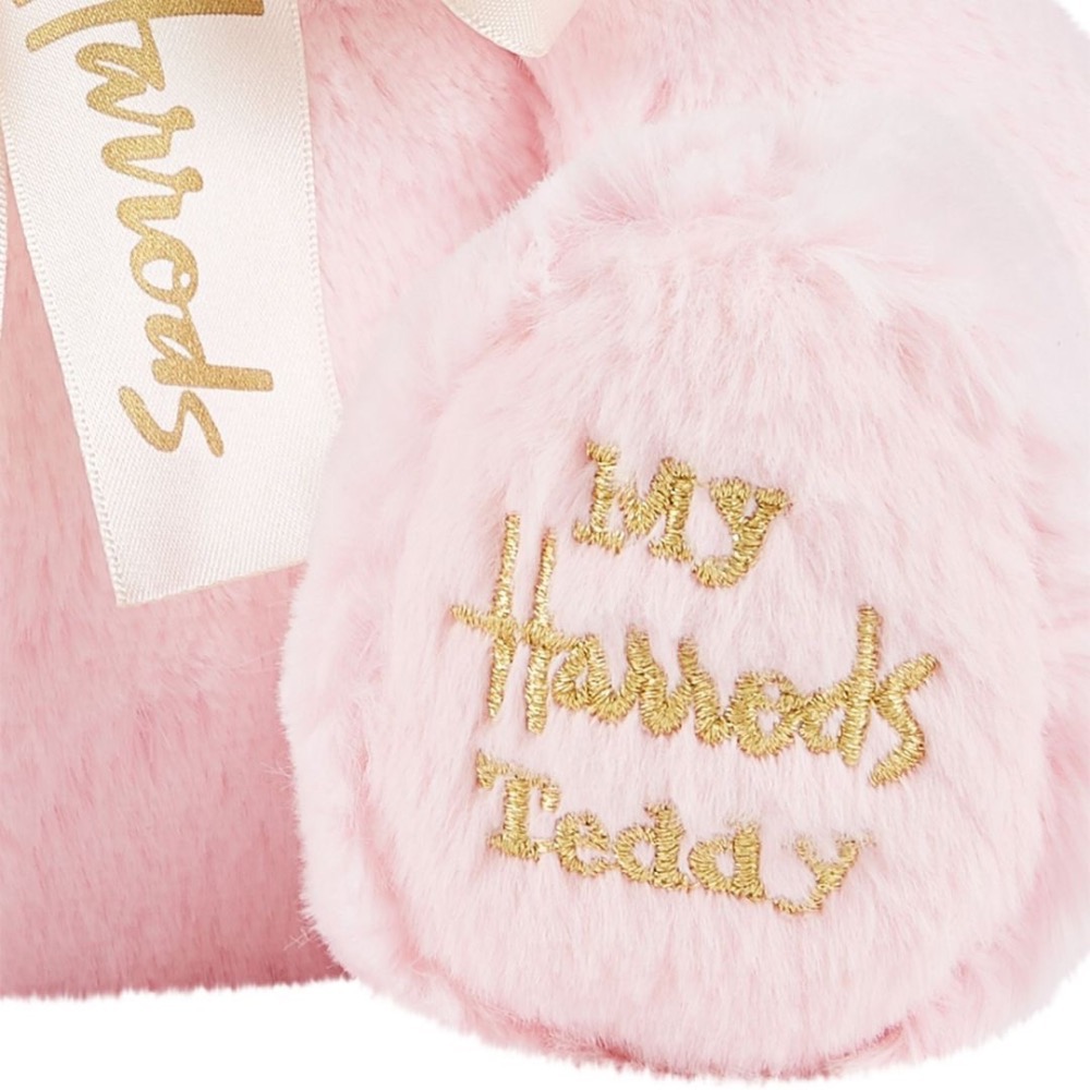 《A’sD現貨🇺🇸正品》Harrods My Harrods Teddy (28cm) #Pink-細節圖3