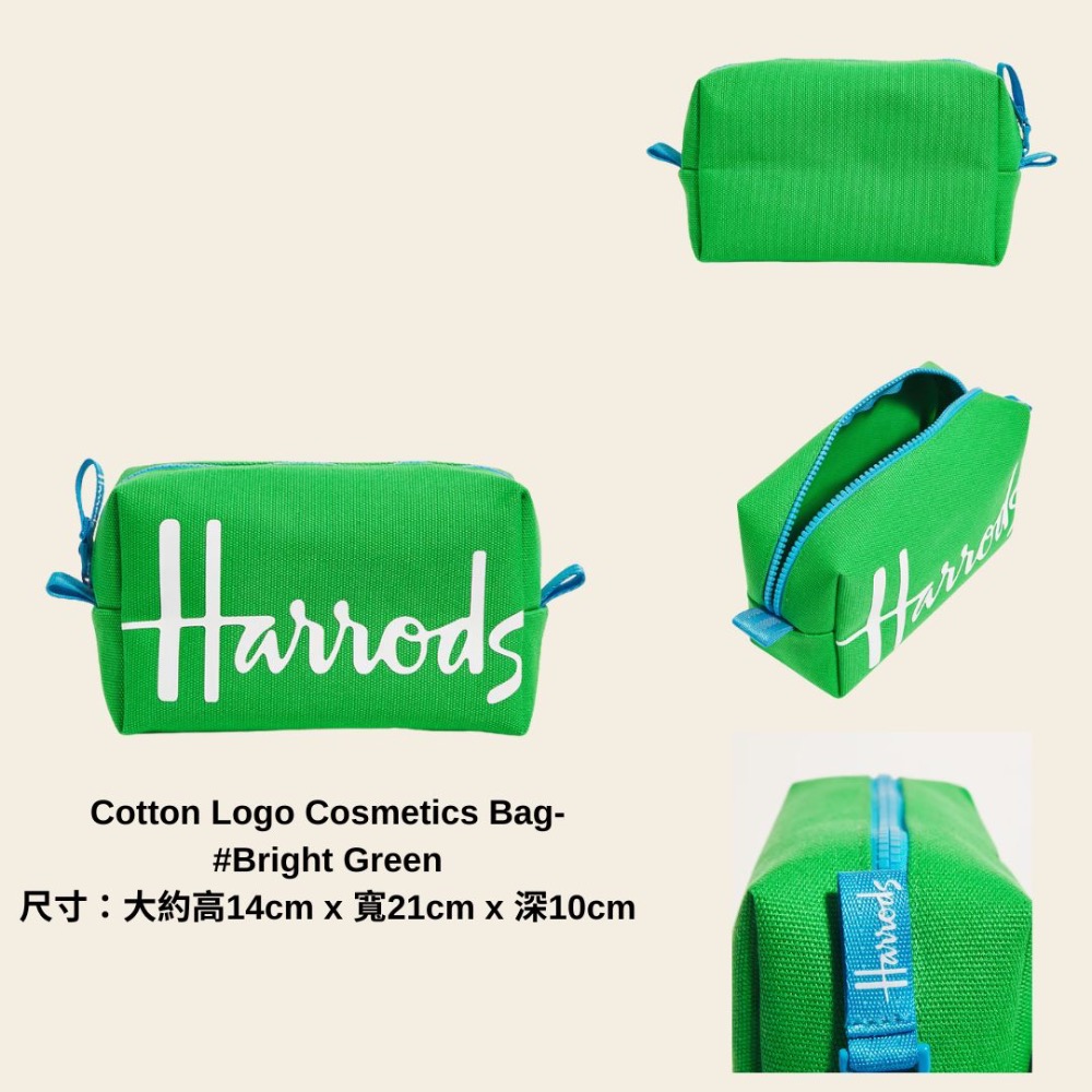 《A’sD 預購 🇬🇧正品》Harrods 粉色提袋 托特包 Mini Cotton Logo Tote Bag-規格圖6