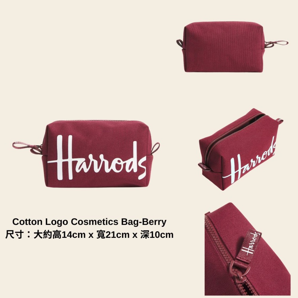 《A’sD 預購 🇬🇧正品》Harrods 粉色提袋 托特包 Mini Cotton Logo Tote Bag-規格圖6