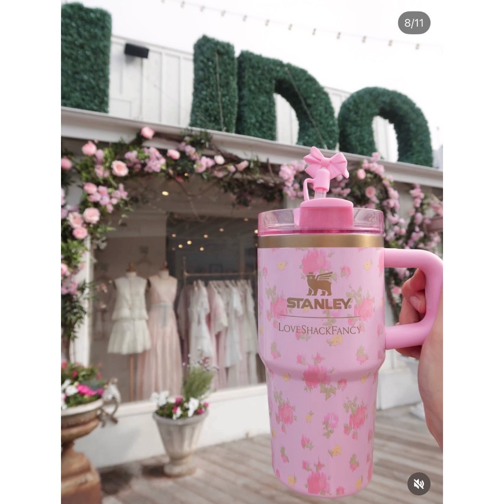 【A’sD 現貨🇺🇸正品】STANLEY 1913 x LoveShackFancy 聯名保溫瓶-細節圖2