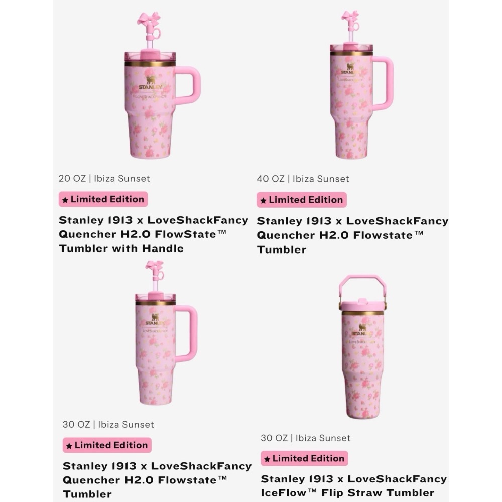 【A’sD 現貨🇺🇸正品】STANLEY 1913 x LoveShackFancy 聯名保溫瓶-細節圖4