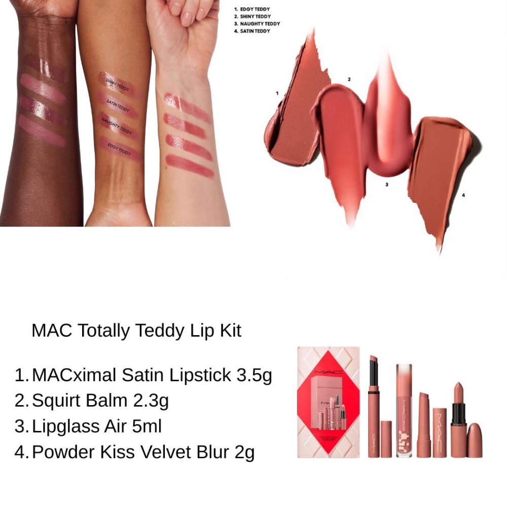 MAC🎄聖誕唇膏系列4入組