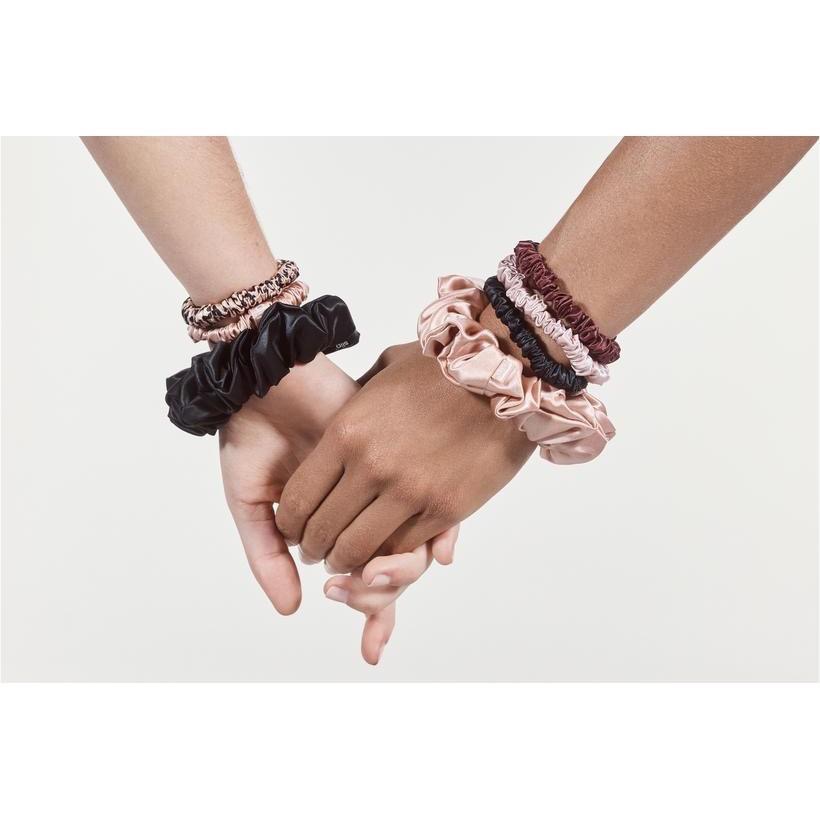 《A’sD現貨🇺🇸美國正品》Slip 真絲髮圈 頂級貴婦髮圈 black pink-細節圖8