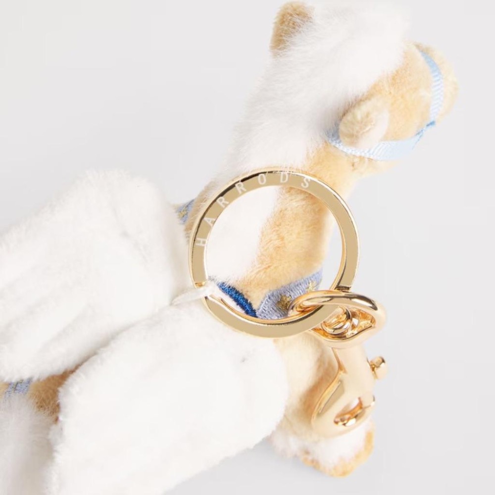 《A’sD 現貨 🇬🇧 正品》Harrods 飛天馬 鑰匙圈Green Man Bear Keyring 雲朵-細節圖5