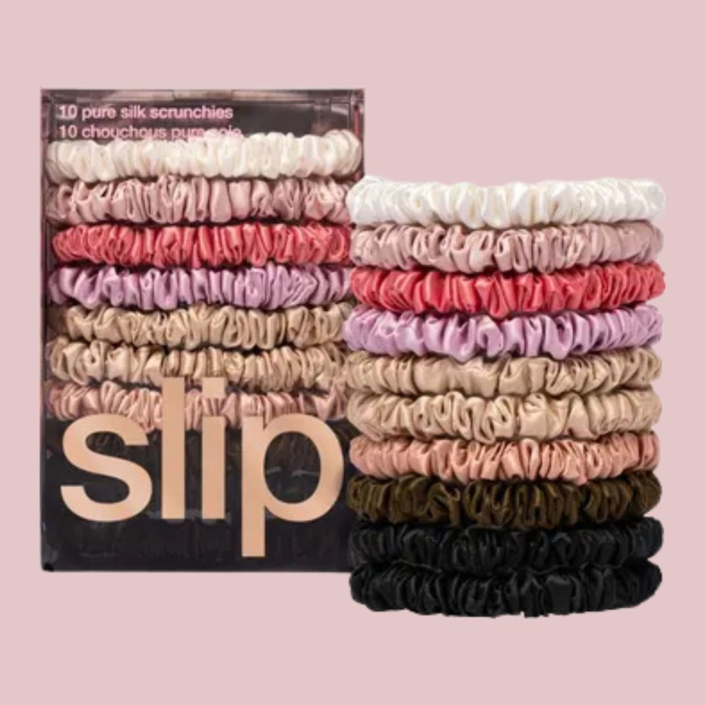 《A’sD現貨 🇺🇸美國正品》Slip 真絲髮圈 頂級貴婦髮圈 black pink-細節圖3