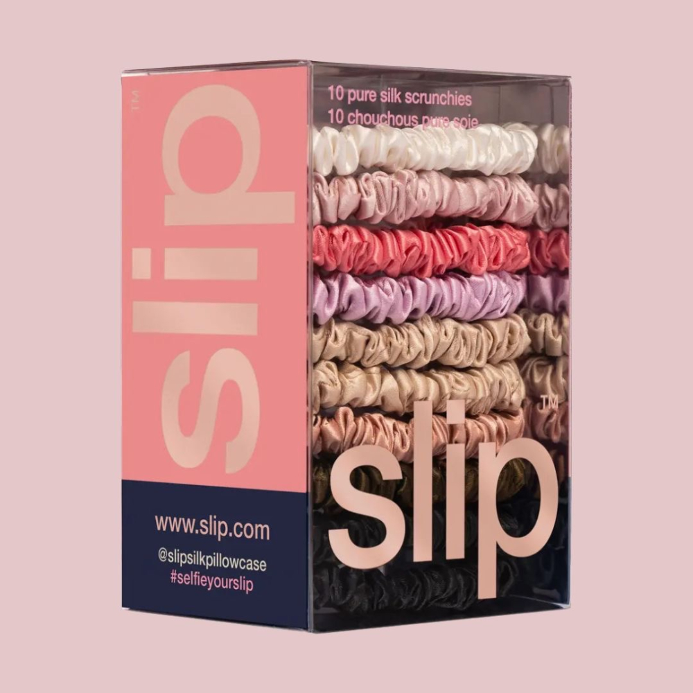 《A’sD現貨 🇺🇸美國正品》Slip 真絲髮圈 頂級貴婦髮圈 black pink-細節圖4