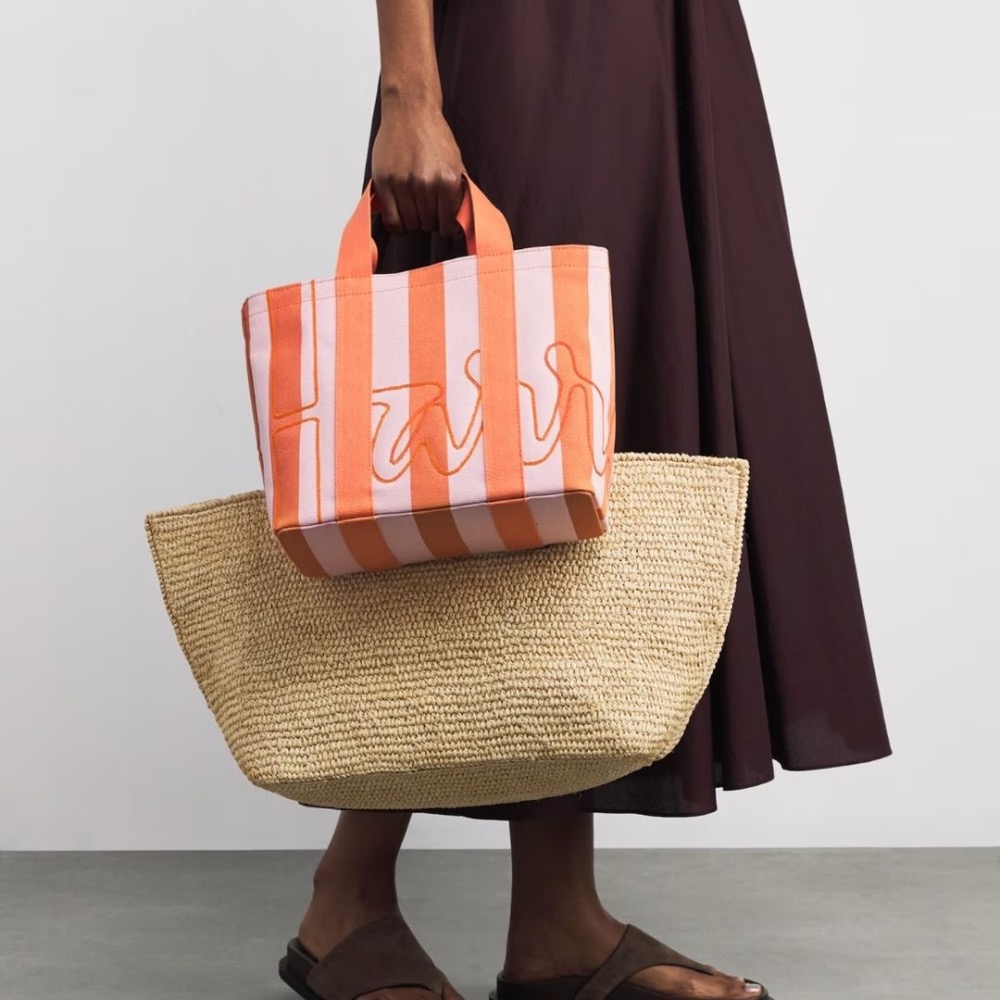 《A’sD 預購🇬🇧 正品》Harrods 春夏限定 手提袋 上班 上課 逛街 辦公手提袋 Tote Bag-細節圖4
