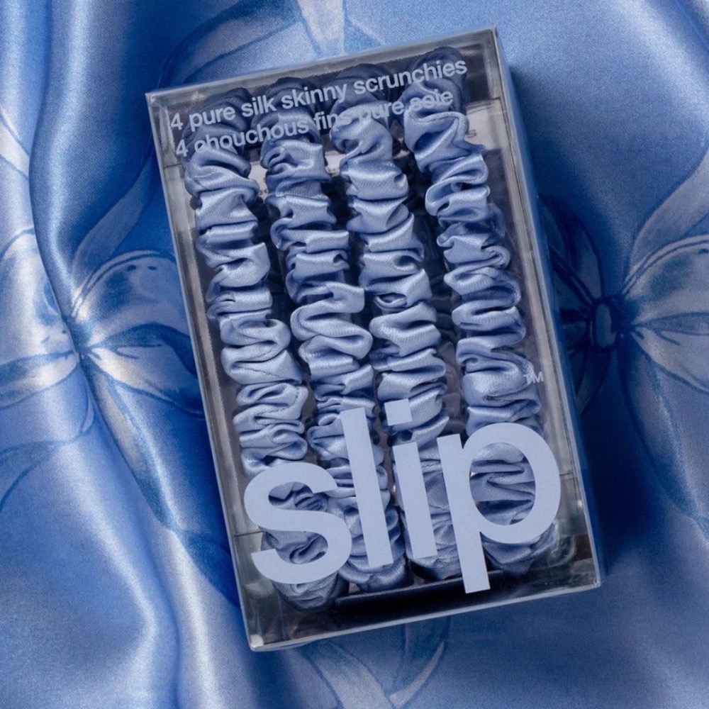 《A’sD 預購🇺🇸美國》Slip 真絲髮圈 頂級貴婦髮圈 新款限定 藍色全系列 blackpink-細節圖4