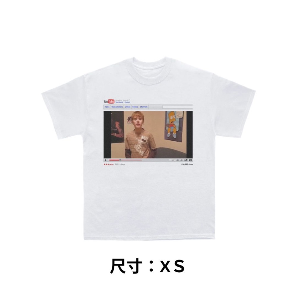 Bieber YouTube TeeXS