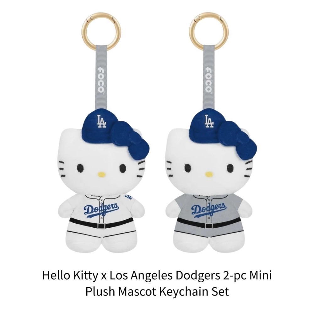 《A’sD 現貨 🇯🇵🇺🇸正品》GD 娃娃 Hello Kitty x Los Angeles Dodgers-細節圖2