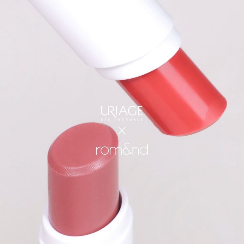 【A’sD 貨到下單🇫🇷正品】Uriage × rom&nd 聯名有色護唇膏-細節圖6