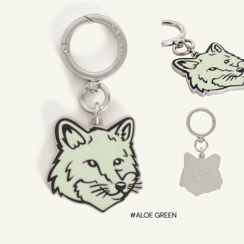 《A’sD 預購 🇫🇷正品》Maison Kitsune 鑰匙圈 Keyring Maison Kitsuné-規格圖8