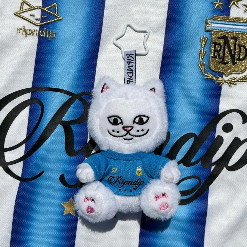 《A’sD 預購 🇺🇸正品》 Ripndip 貓咪 跟世足聯名公仔 嚴成玹 安乾鎬-細節圖5