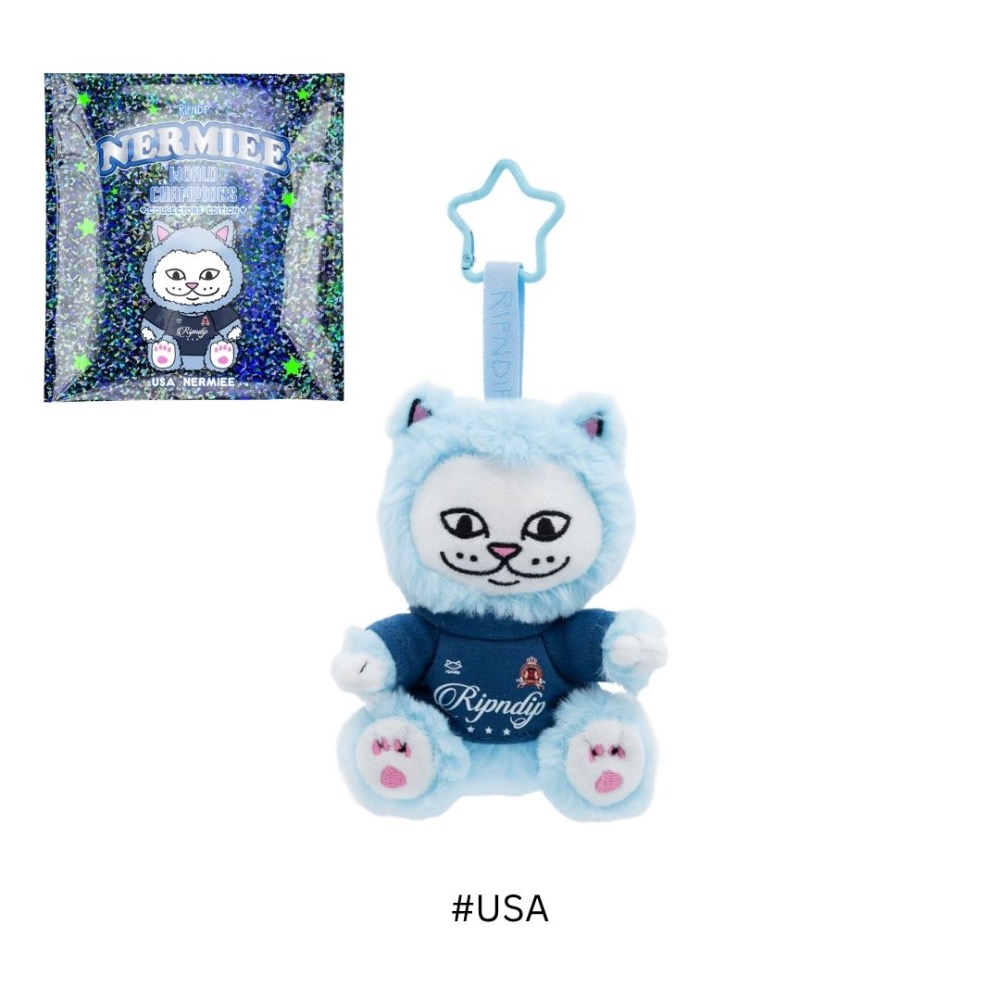 《A’sD 預購 🇺🇸正品》 Ripndip 貓咪 跟世足聯名公仔 嚴成玹 安乾鎬-規格圖7