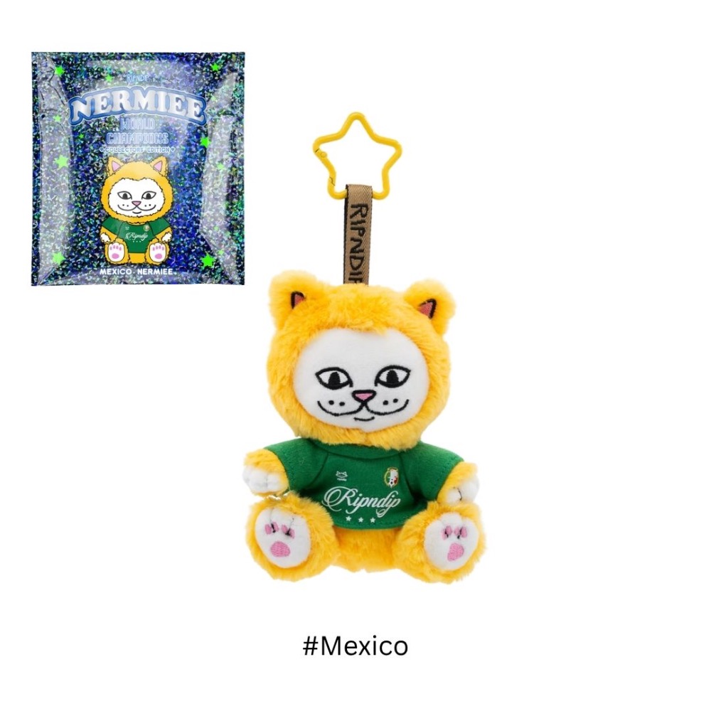 《A’sD 預購 🇺🇸正品》 Ripndip 貓咪 跟世足聯名公仔 嚴成玹 安乾鎬-規格圖7