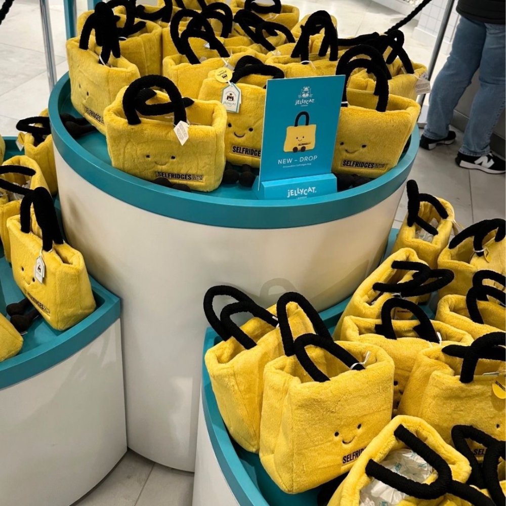 《A’sD 預購 🇬🇧 正品》Jellycat x Selfridges 25週年限定托特包-細節圖3