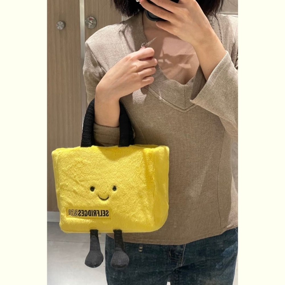 《A’sD 預購 🇬🇧 正品》Jellycat x Selfridges 25週年限定托特包-細節圖4