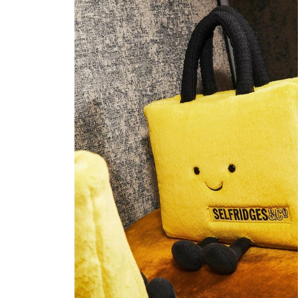 《A’sD 預購 🇬🇧 正品》Jellycat x Selfridges 25週年限定托特包-細節圖5