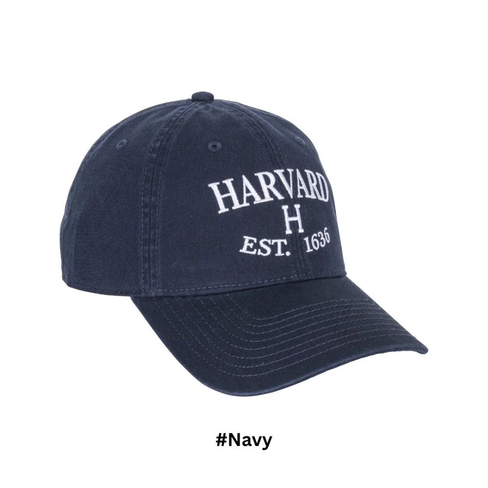Harvard #Navy 棒球帽