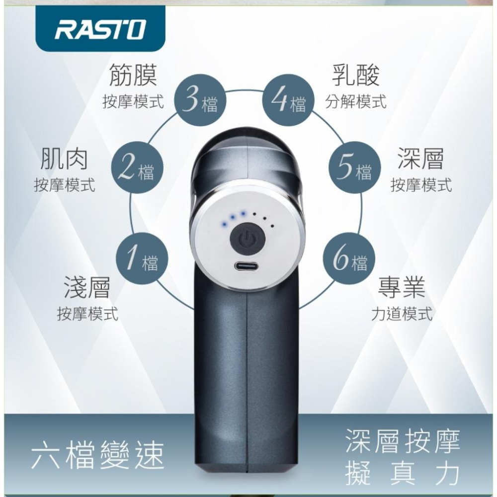 AM6 深層舒緩6段式筋膜槍 按摩 禮物 送禮 舒緩 父親節 運動-細節圖4