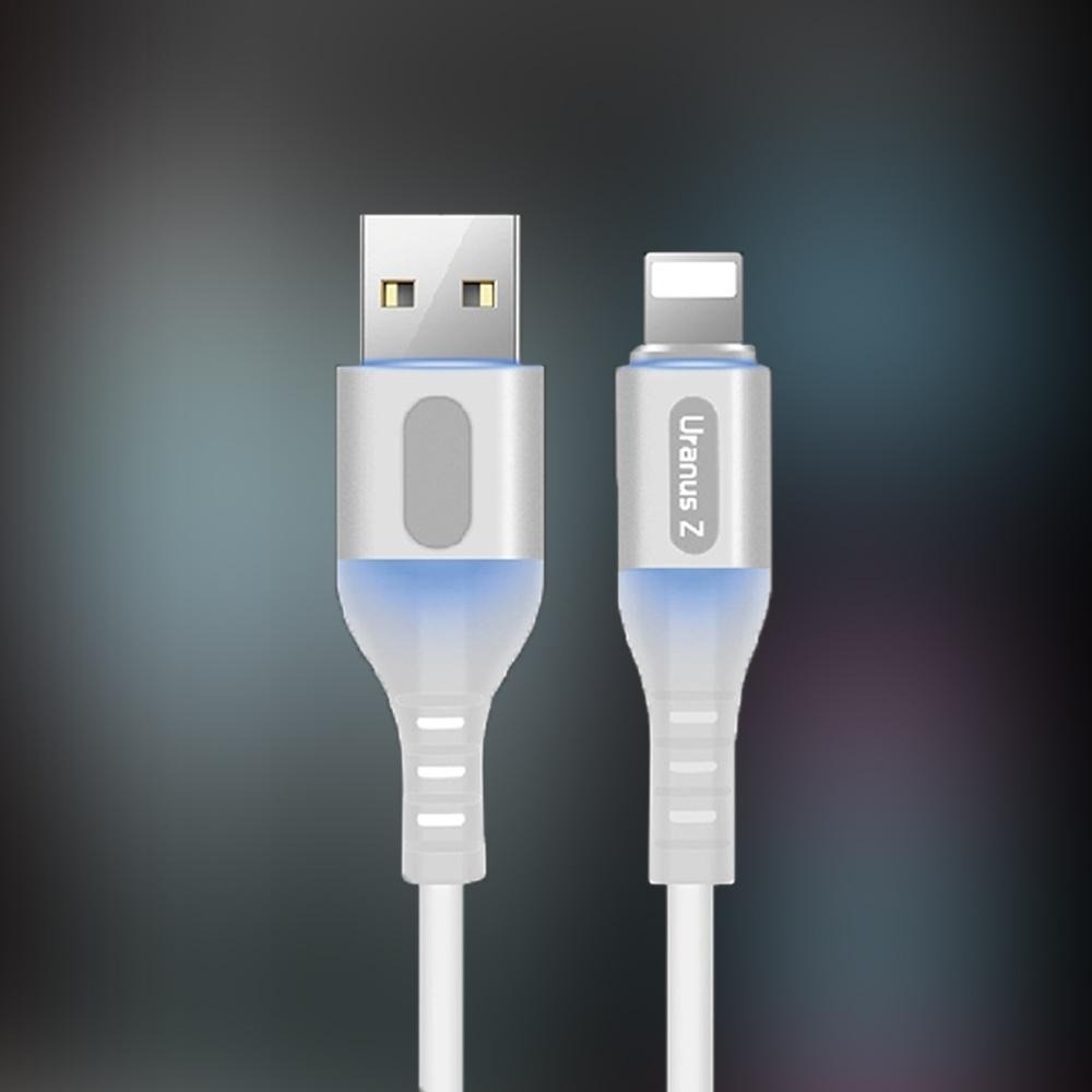 Uranus Z iphone Lightning液態珪膠發光線3ADX7L-細節圖4