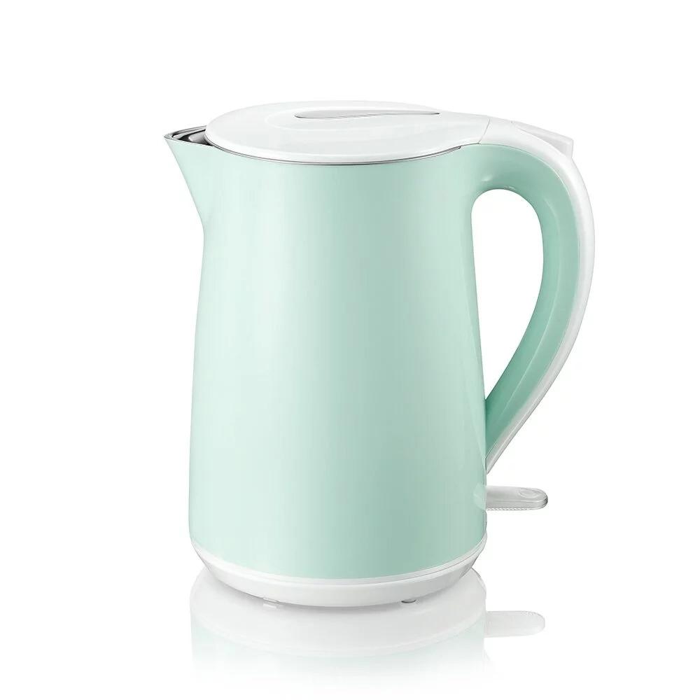 304不銹鋼雙層亮面快煮壺1.8L 大容量/超美配色/湖水綠-細節圖8