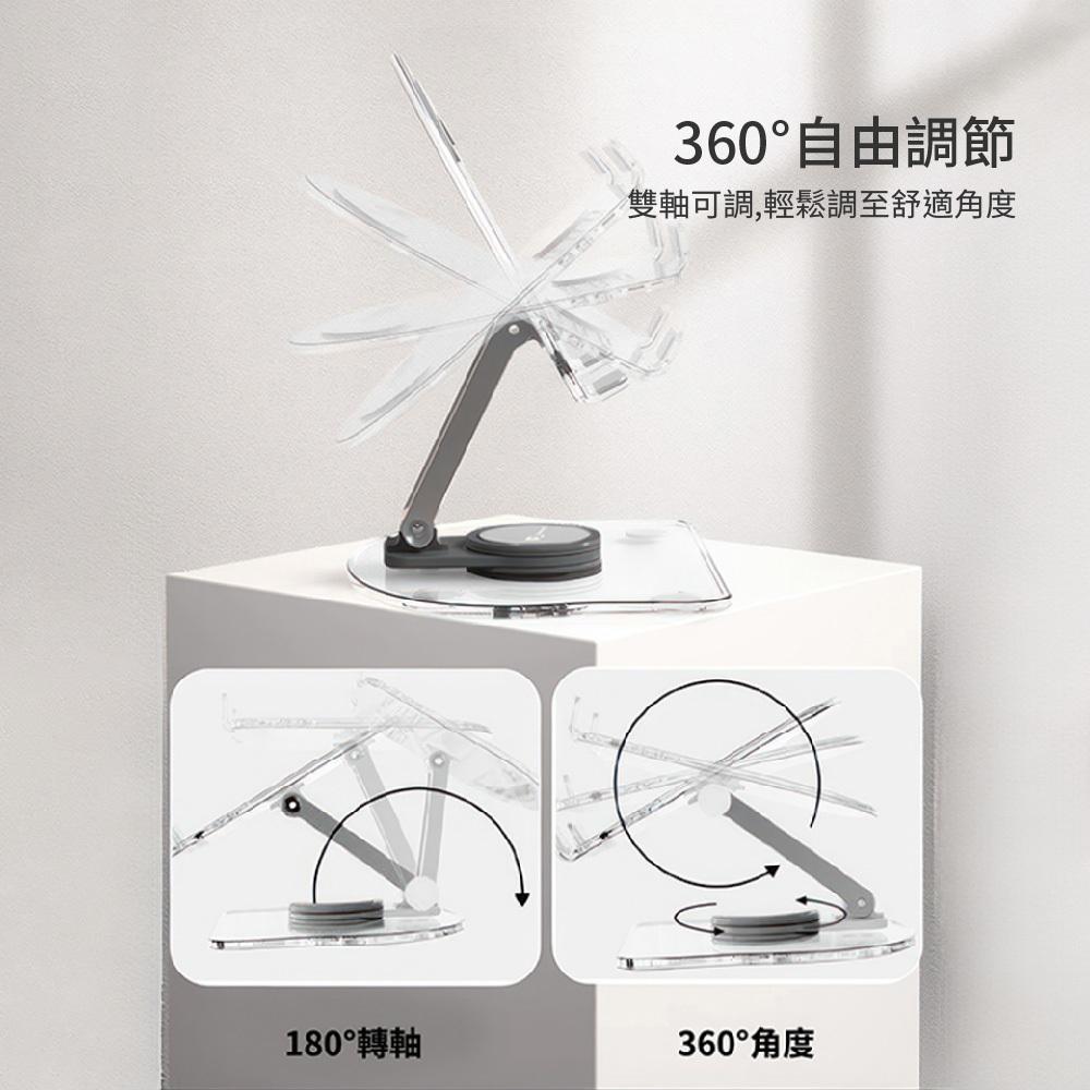 Uranus 萬用透明360度可旋轉平板支架TS4 輕便支架 追劇 料理 展示-細節圖7