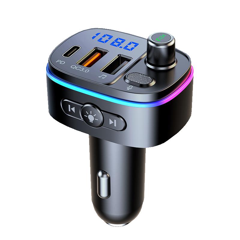 SongWin CAR3000 QC3.0＋PD LED 藍牙車充 藍牙MP3播放器 車用免持藍牙 聽歌-細節圖2