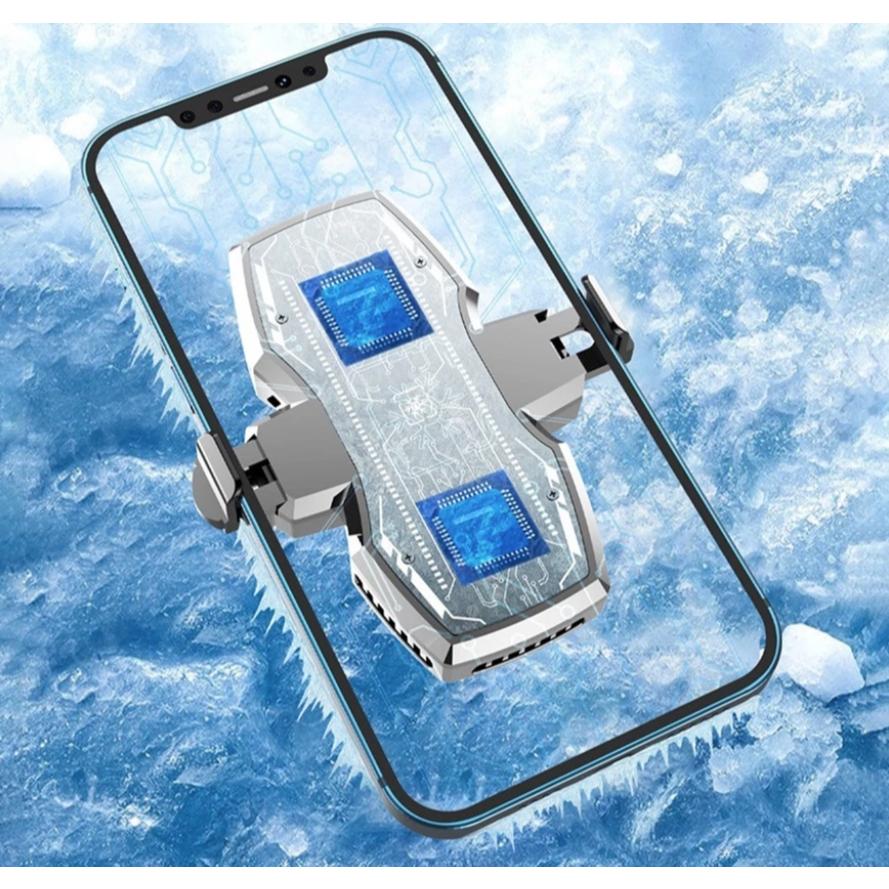 Cstar 手機專用半導體雙核5V/2A製冷散熱器K4銀 吃雞 傳說對決 散熱風扇 USB 冷卻-細節圖3