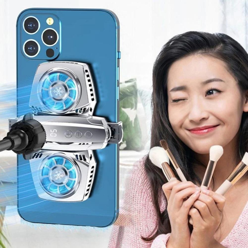 Cstar 手機專用半導體雙核5V/2A製冷散熱器K4銀 吃雞 傳說對決 散熱風扇 USB 冷卻-細節圖4