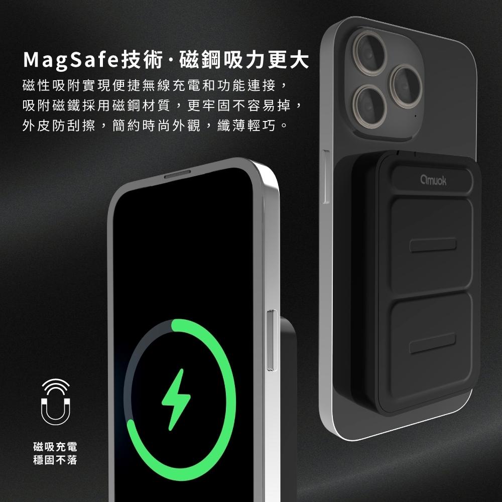 Amuok Magsafe工業風磁吸行動電源 (BSMI/NCC)-細節圖5