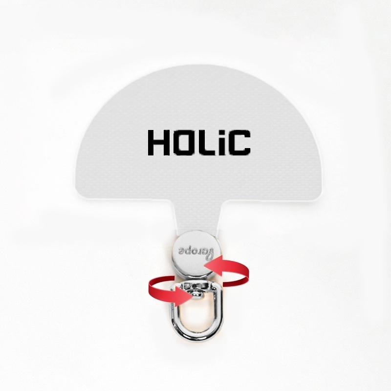 HOLiC 360度可旋轉手機掛繩夾片MPH618(贈品隨機出貨不接受指定色) 多角度掛片 不打結 多角度-細節圖3