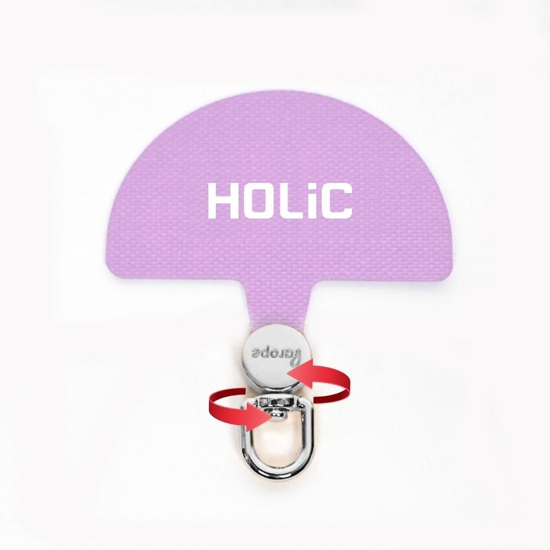 HOLiC 360度可旋轉手機掛繩夾片MPH618(贈品隨機出貨不接受指定色) 多角度掛片 不打結 多角度-細節圖5