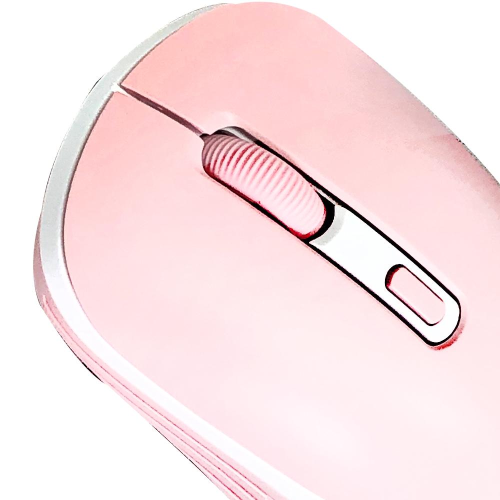 新品報賣 無線滑鼠 靜音無聲 i-gota 舒壓靜音無線光學鼠M31 少女粉/潮流藍-細節圖4