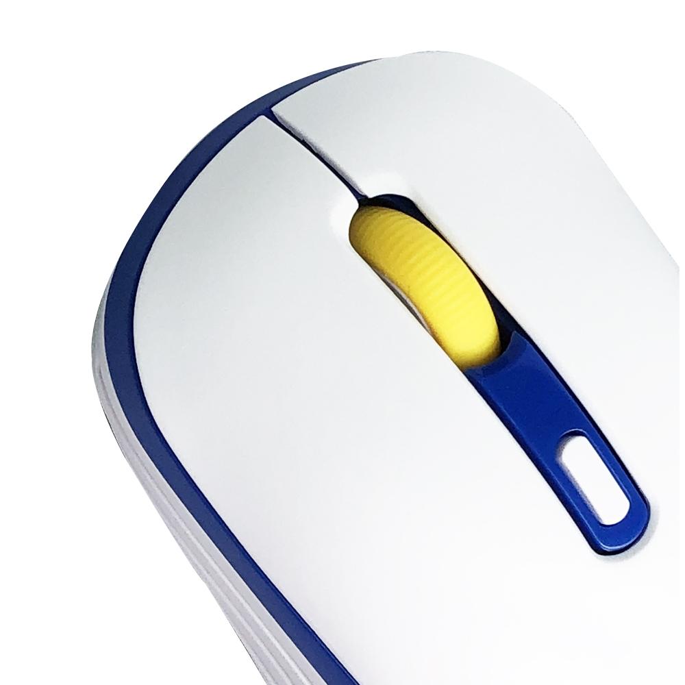 新品報賣 無線滑鼠 靜音無聲 i-gota 舒壓靜音無線光學鼠M31 少女粉/潮流藍-細節圖7