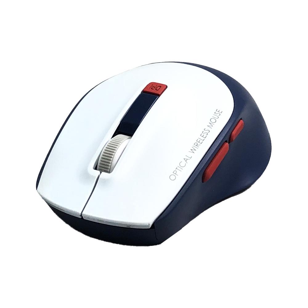 新品報賣 無線滑鼠 安靜 i-gota 舒適靜音五鍵光學鼠M21 奶茶粉/機甲藍 靜音滑鼠 機甲配色 無線充電-細節圖6