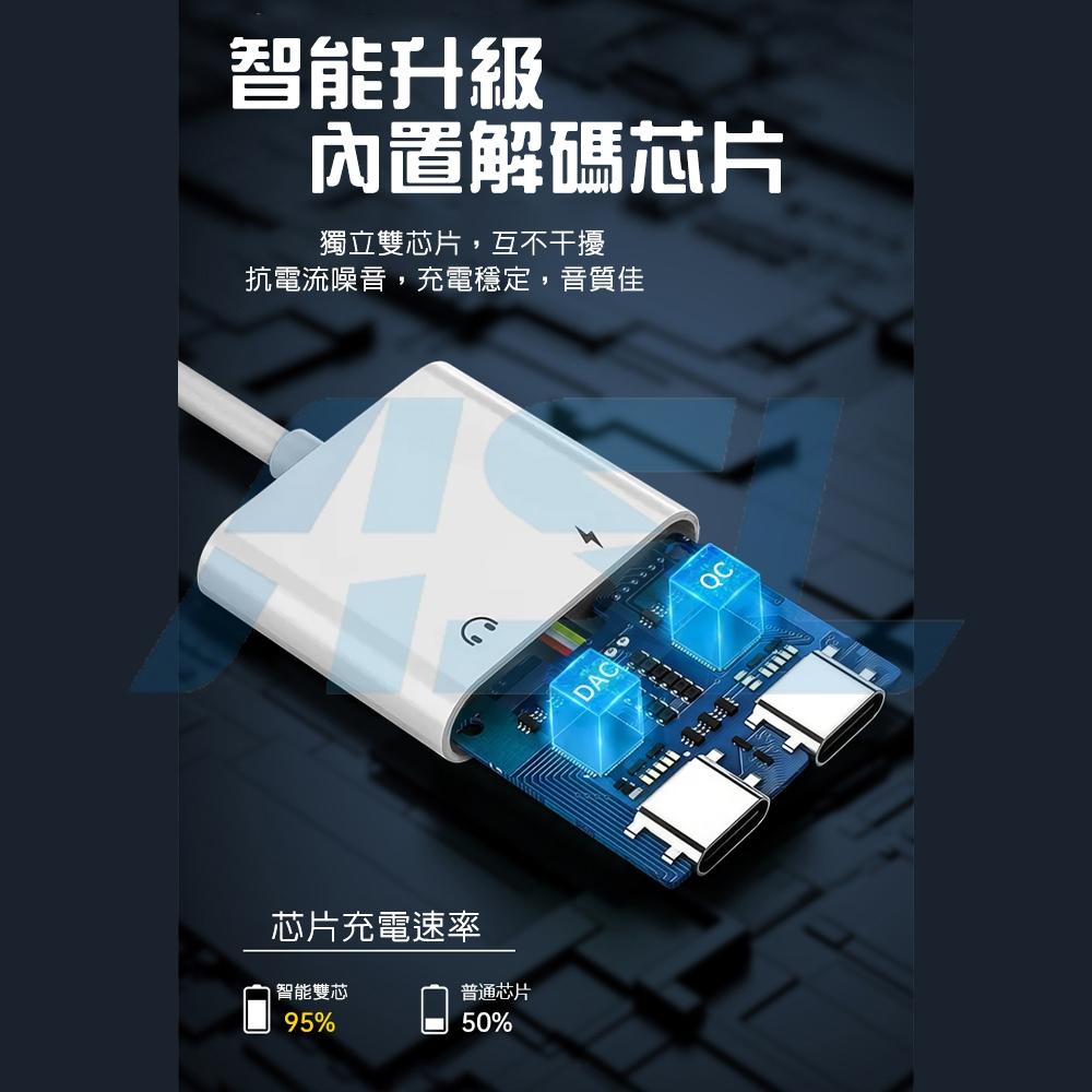 Uranus Z TYPE C 轉雙Dual-TYPE C轉接頭AS40 邊聽邊充 二合一 直播 音樂 抖音必備-細節圖4