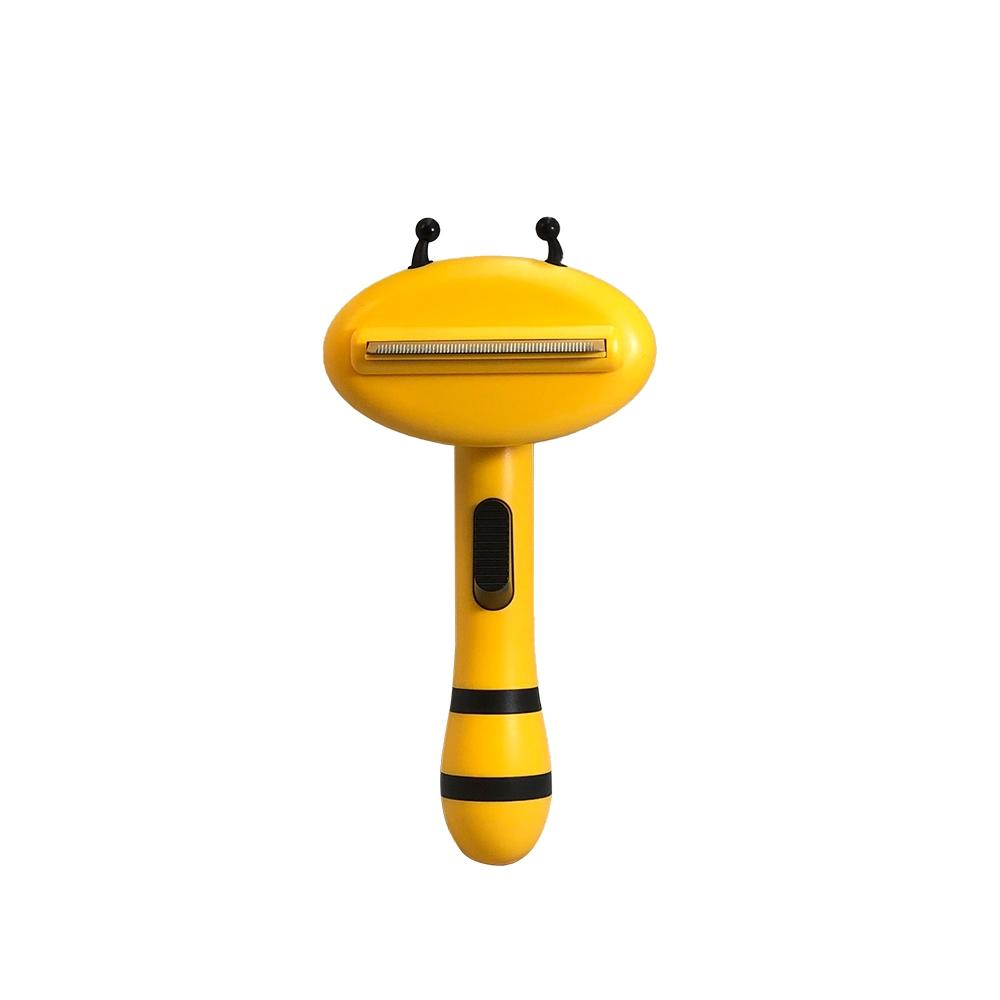 ★全新現貨不用等★ 可愛小蜜蜂寵物毛髮刀梳/兩色 寵物梳子 寵物除毛梳  寵物脫毛梳 貓梳子 寵物洗澡梳 梳毛刷 貓咪梳-細節圖4