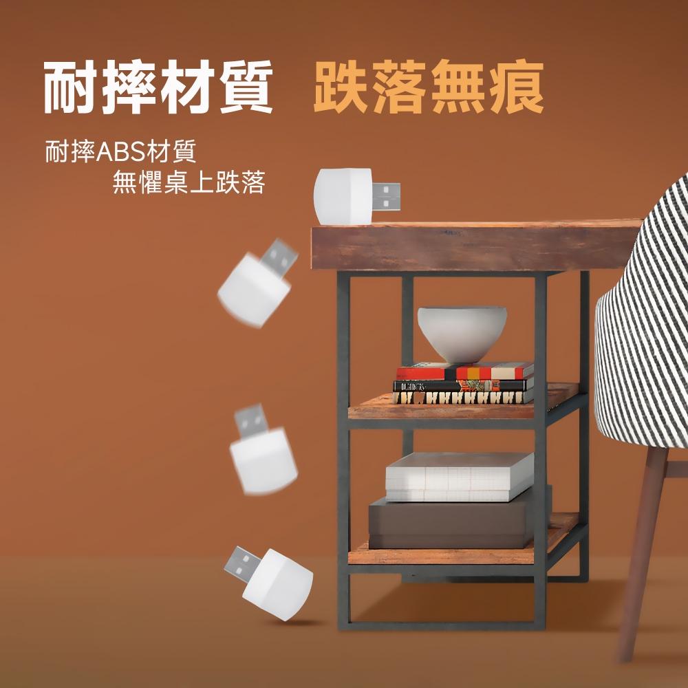 USB小夜燈(電燈 LED 插座電燈 小夜燈 小燈泡 燈泡 展示燈 床頭燈 白光)只有白光 只有白光-細節圖4