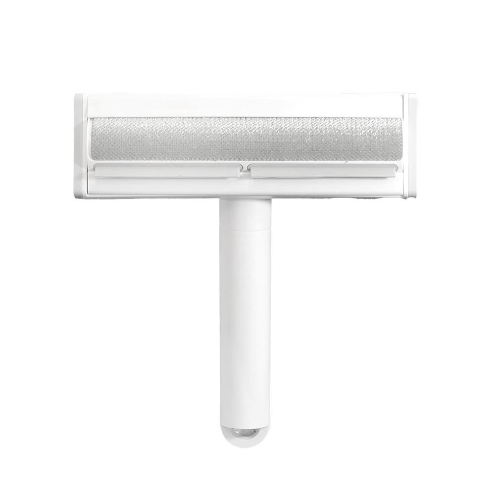 ★全新現貨不用等★ 寵物靜電白色刷毛滾筒 雙面刷毛器 靜電除毛刷 寵物集毛刷 寵物黏毛器 靜電集毛刷 除毛刷 除毛器-細節圖3