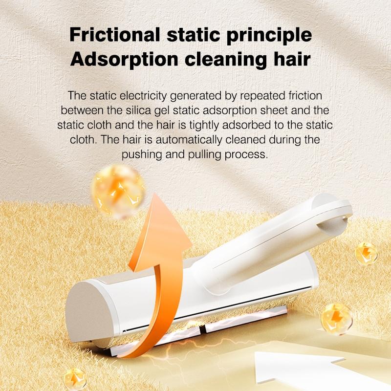 ★全新現貨不用等★ 寵物靜電白色刷毛滾筒 雙面刷毛器 靜電除毛刷 寵物集毛刷 寵物黏毛器 靜電集毛刷 除毛刷 除毛器-細節圖5