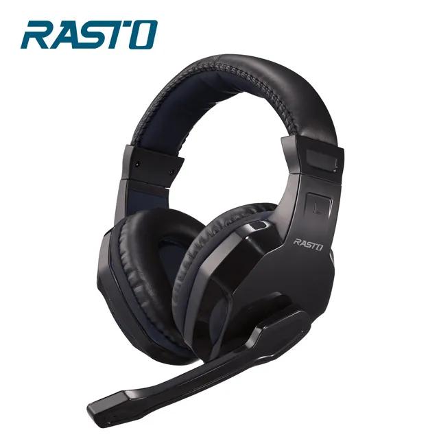 RASTO RS34 黑武士電競頭戴耳機麥克風贈轉接線-細節圖2