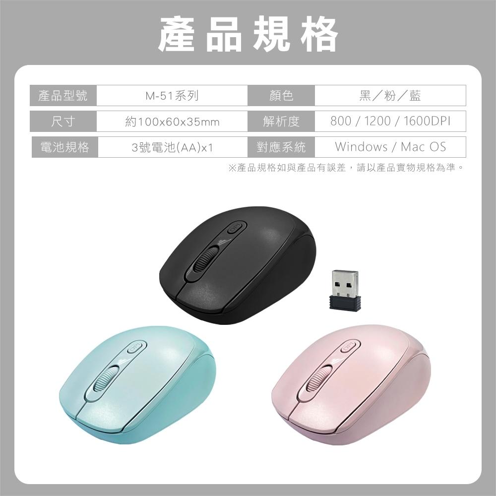 i-gota 輕巧無線滑鼠M51 2.4G無線滑鼠 三段DPI切換-細節圖8