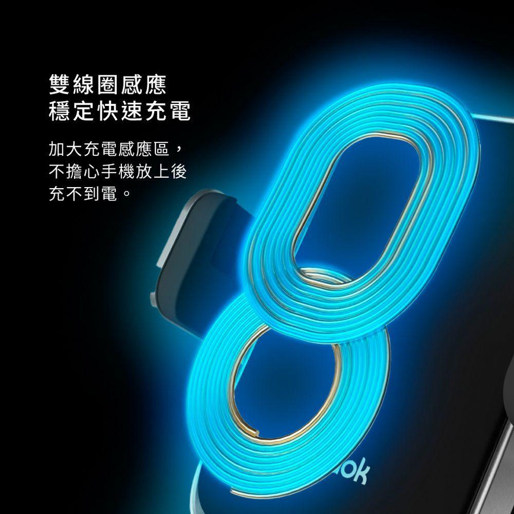 Amuok 全自動車載15W無線充支架-細節圖9