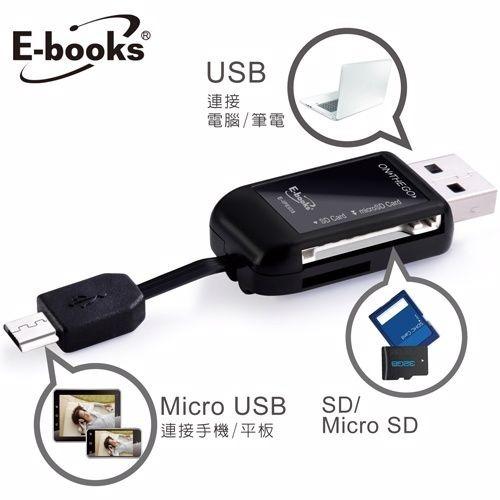 T21 Micro USB+USB雙介面OTG讀卡機-細節圖2