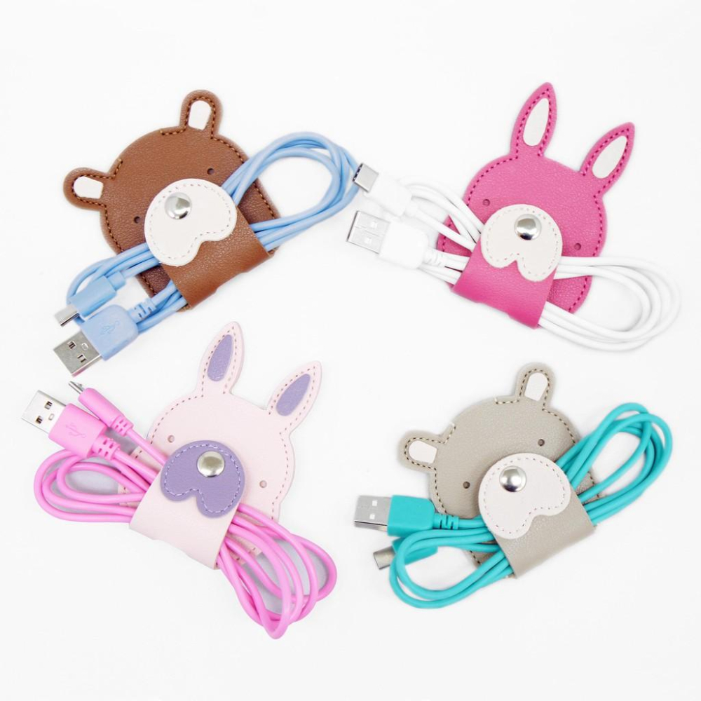 CStar 造型捲線器 動物造型收納束線包 線套 三款樣式隨機出貨~(如需指定，可以聊聊詢問唷~)-細節圖3