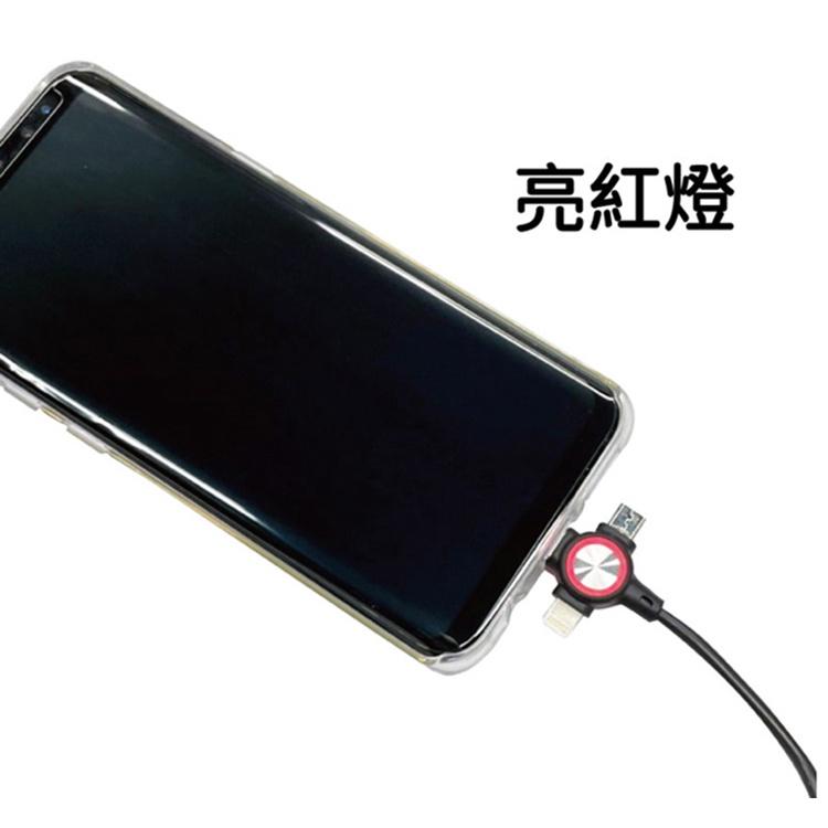 三合一萬用顯示型快充傳輸線1.2M/黑 IP-MT120-細節圖4